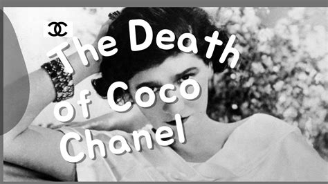 ccoco chanel|coco chanel cause of death.